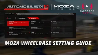 MOZA Wheelbase Setting Guide for Automobilista 2