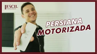 Persiana MOTORIZADA com controle remoto | Fácil Persianas