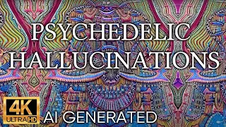 AI Generated Psychedelic Hallucinations (4K)