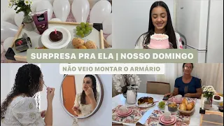 Niver da Laura + surpresa | nosso domingo | arrumando pro culto| não montou o armário | LAÍS VELOSO