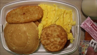 McDonalds Big Breakfast with Hotcakes | Soft and Crunchy ASMR Eating