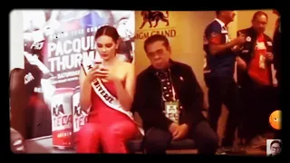 Catriona Gray and Chavit Singson HOKAGE moves si Mr. CHAVIT Hahahahahahhaa