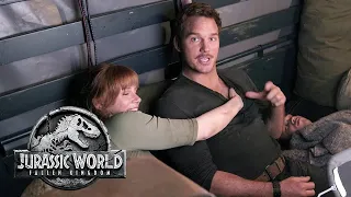 Jurassic World: Fallen Kingdom | Chris & Bryce's Onset Antics | Now on Blu-ray, DVD & Digital