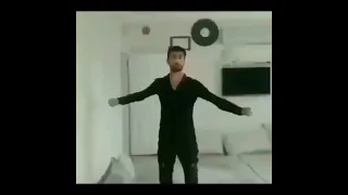 man turns into dancing skeleton with music playing