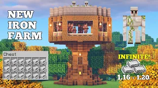 Minecraft | Aesthetic Iron Farm (Java/Bedrock) TUTORIAL