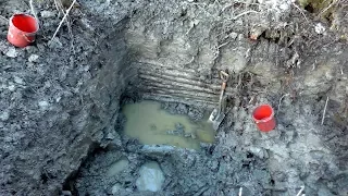 ML87 Раскопки советских блиндажей WW2 Soviet bunkers excavation HD