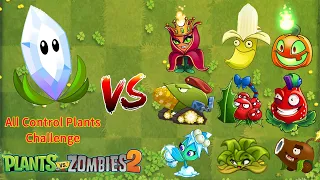 PvZ 2 All CONTROL Plants Challenge - Which Plant Will Win - Plant vs Plant