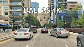 Dallas 4K - Skyscraper District - Driving Downtown