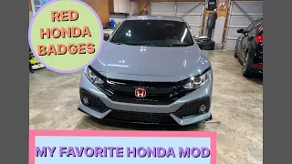 10th Gen Civic Type R Badge Removal/Installation