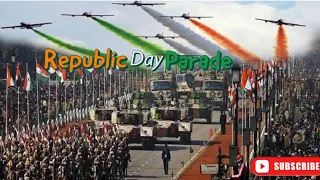 Republic Day Parade 2024 India Gate New Delhi | Indian Airforce Fighter plane stunt