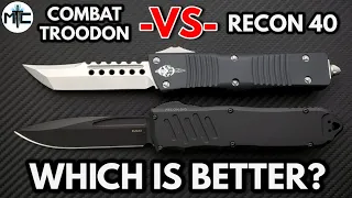 Guardian Tactical Recon 40 VS Microtech Combat Troodon - MONSTER OTF Battle!