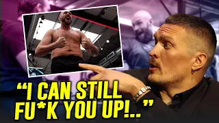 Oleksandr Usyk REACTS To Tyson Fury’s INSANE Training Footage...