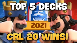 Top 5 decks for clash royale 20 win challenge #20winchallenge