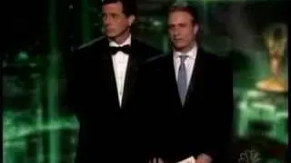 Stephen Colbert and Jon Stewart Present at the Emmys