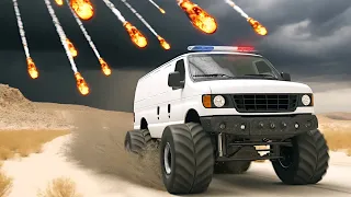 METEOR SURVIVAL in a Monster Truck! (BeamNG)