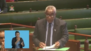 Fijian Assistant Minister for Agriculture's response on the 2019-2020 National Budget