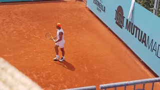 Rafael Nadal - Practice Mutua Madrid Open 2022 Court Level View Highlights |60 fps|