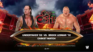 WWE 2K24 - Undertaker vs Brock Lesnar | Casket Match