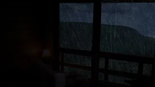 No More Stress With Heavy Rain On The Window | Heavy Rain & Thunder for Insomnia, Study, Relaxing