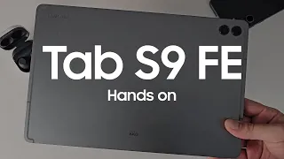 Samsung Galaxy Tab S9 FE+ Hands On