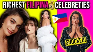FOREIGNERS react to RICHEST FILIPINA CELEBRITIES in the PHILIPPINES