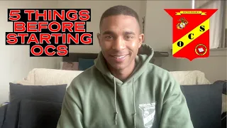 5 Things I Wish I Knew Before Starting Marine Corps OCS