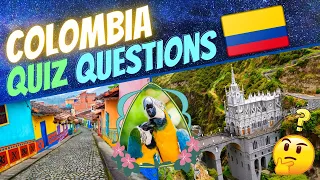 🇨🇴 Colombia General Knowledge Quiz | Trivia Questions and Answers with Facts (GK 2021)