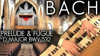 BACH - D MAJOR PRELUDE FUGUE BWV 532 - JONATHAN SCOTT - PIPE ORGAN OF KENDAL PARISH CHURCH