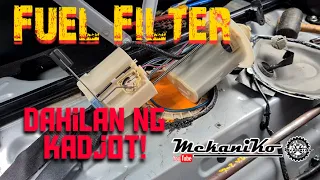 Nahuli Din Kita! Fuel Filter Ang Dahilan ng Kadjot sa Arangkada! | EFI Fuel Filter replacement