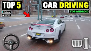 Top 5 New Open World Car Driving Games For Android | best High Graphics car games