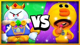 Brawl Stars - (Lou Vs Leon) l (14 Tests) l Chromatic Brawler Vs Legendary Brawler l (Leon Vs Lou)