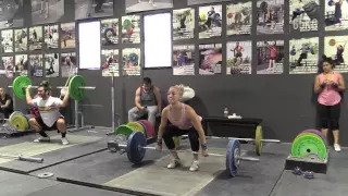 Chelsea Ryan (69kg) Saturday Workout - 3 Snatch Singles @ 75kg, Heavy Single Clean & Jerk