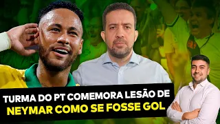 Petistas comemoram lesão de Neymar, mas a reposta IMPLACÁVEL chegou