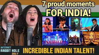 7 PROUD MOMENTS FOR INDIA REACTION! | Indians Perform on International Talent Shows!