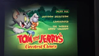 Tom and Jerry’s Greatest Chases DVD Menu Walkthrough