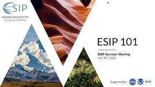 ESIP 101 - July 2020