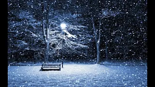 Белый шум, снег метель за окном.Падает снег. Тихо и мягко, Звук зимнего вечера для сна.