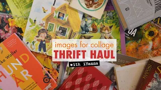 Swedish Thrift haul - Books for COLLAGE #thriftythursday