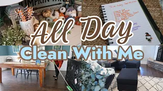 NEW 2022 **FALL**🎃ALL DAY CLEAN WITH ME || Cleaning Motivation || Pre-Vacation Cleaning motivation