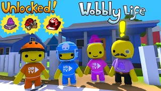 WE UNLOCKED THE JELLY & RACE OUTFITS & NEWS CLOTHES IN WOBBLY LIFE