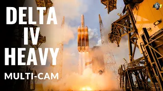 MULTI-CAM! Delta IV Heavy Launch - Final Flight NROL 70 Mission