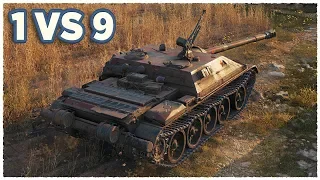 WZ-120-1G FT • НЕВЕРОЯТНЫЙ БОЙ • 1 VS 9 • WoT Gameplay