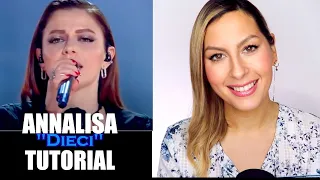 COME CANTARE "Dieci" di ANNALISA | Sanremo 2021 TUTORIAL