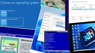 How to dual boot Windows 11 and Windows 98 SE on modern hardware