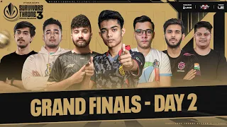 UE Survivors Throne S3 | Grand Finals Day-2 | FT- S8UL, RNT, GODL, TEAM MAVI, etc.