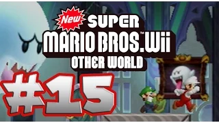 New Super Mario Bros. Wii Other World - 100% Co-op Walkthrough Part 15