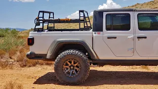 The BEST Modular Bed Rack for Jeep Gladiator, Toyota Tacoma Rooftop Tent Camper