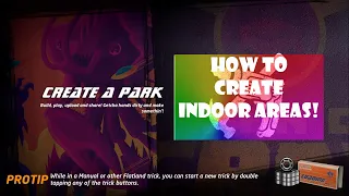 Tony Hawk's Pro Skater 1+2 - Create-a-Park (How to create indoor areas)