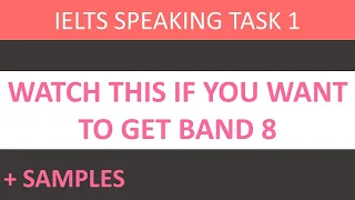 IELTS Speaking Part 1 - How to get band 8 and higher 2024