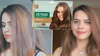 I colored my hair at home only at Rs 45|Streax Hair Color Golden Blonde| Nepali Sushma Thapa